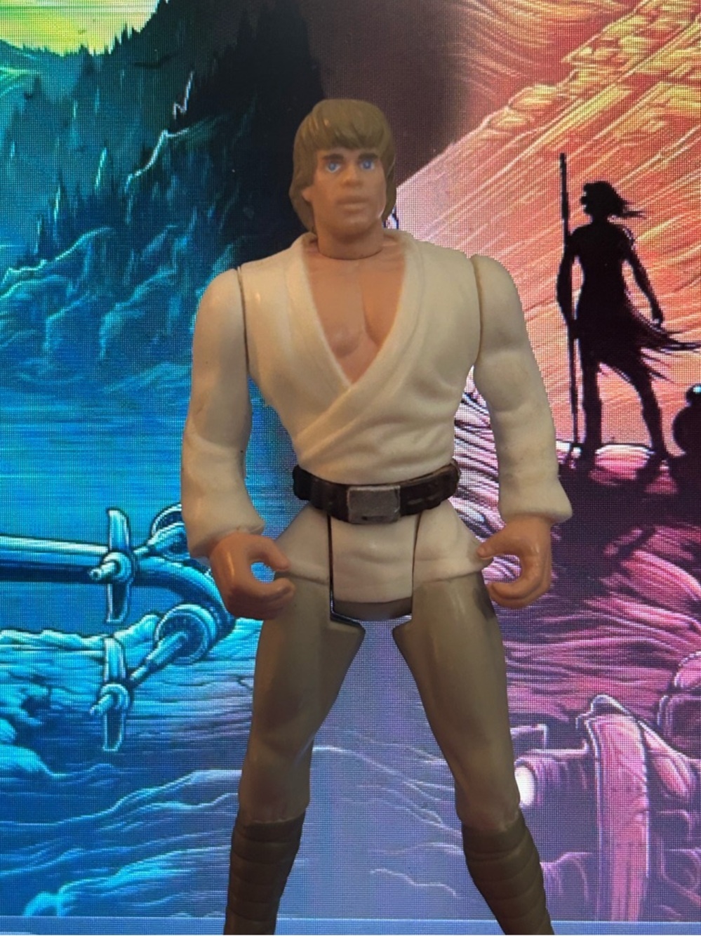 Star Wars Power of the Force Luke Skywalker Action Figure Vintage Collectible